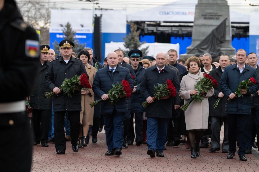 В Севастополе начались празднования годовщины воссоединения с Россией
