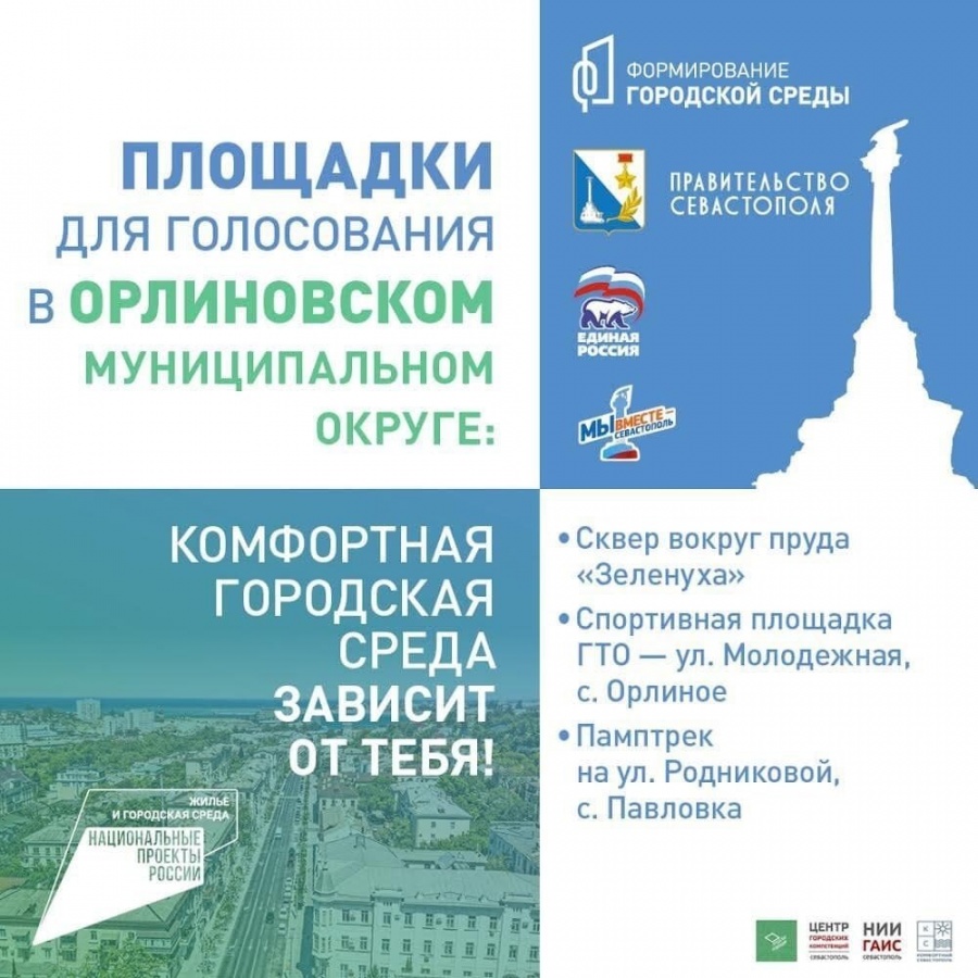 Голосование по отбору проектов благоустройства